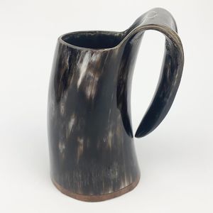Taza de Cuerno de Búfalo Hecha a Mano, Duradera, de Forma Natural, Estilo Romántico, Regalo Empresarial - Product Image 1
