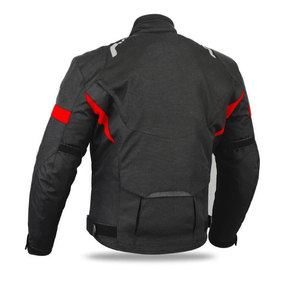 Blouson de moto en cuir vieilli de qualité supérieure, style vintage, avec protections et ventilation, pour homme, blouson de course - Product Image 3