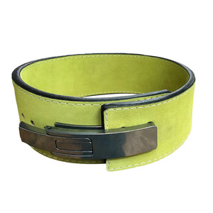 Ceinture de musculation en cuir robuste avec boucle à levier, équipement professionnel de musculation pour la force athlétique et l'entraînement en salle de sport - Product Image 5