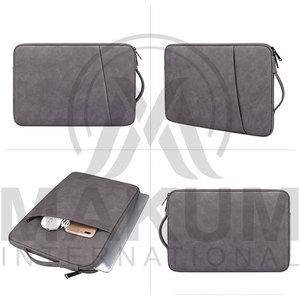 Gray <b>Laptop</b> <b>Sleeve</b> Case with Front Pocket for MacBook and Other <b>Laptops</b> - Product Image 6