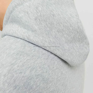 Service OEM, sweats à capuche surdimensionnés 100% coton pour hommes et sweats à capuche en molleton épais à épaules tombantes, teinture unie pour hommes - Product Image 6