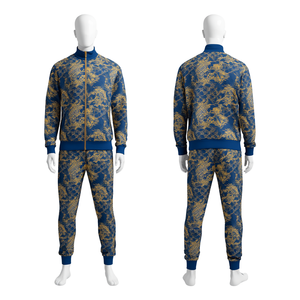 Conjunto Deportivo Unisex de Poliéster/Algodón con Estampado de Llamas Neón, Moda Urbana Contemporánea para Verano - Product Image 3