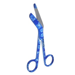 Tijeras Curvas de Acero Inoxidable para Primeros Auxilios Médicos de Emergencia y Trauma, Tijeras para Vendajes Lister para un Corte Preciso - Product Image 1