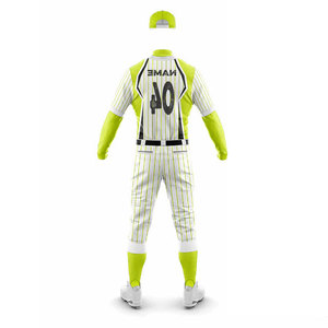 Uniforme de Béisbol Personalizado para Adultos, Jersey Sublimado Multicolor de Manga Larga con Pantalones, Uniforme de Entrenamiento para Jugadores - Product Image 3