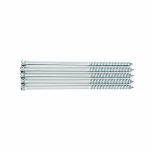 Tornillos para Madera de Doble Rosca Métricos/Pulgadas M6-M12, Cabeza Ranurada, Rosca Parcial, Clase 4.8 6.8, Acero al Carbono Zincado DIN PDC - Product Image 1