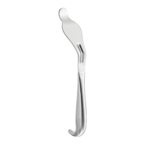 Lame à os courbée, instrument chirurgical, 240 mm, pointe arrondie, largeur de mâchoire 44 mm, acier inoxydable, outil de chirurgie orthopédique - Product Image 6