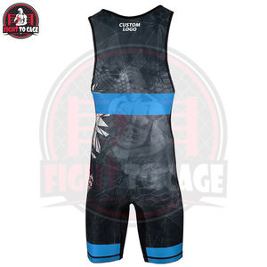 Nuevo Conjunto de Artes Marciales de Alto Rendimiento en Spandex y Poliéster Estampado con Cuello Redondo, Trajes de Lucha Personalizados - Product Image 2