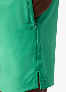 Shorts d'entraînement athlétiques pour hommes, vert, 100% coton, légers, respirants, séchage rapide, pour la salle de sport, la course à pied, l'entraînement, le fitness, les sports, logo personnalisé - Product Image 4