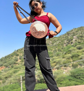 Bolso de piel de vaca para mujer, bandolera de hombro de cuero, estilo occidental - Product Image 3