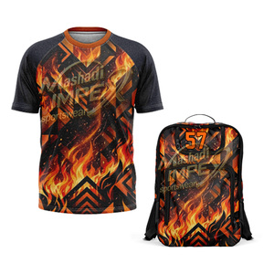 เสื้อฟุตบอล 7v7 แบบขายส่งสั่งทำพิเศษ ระบายอากาศได้ดี พิมพ์ลายบนผ้าสแปนเด็กซ์/โพลีเอสเตอร์ ชุดยูนิฟอร์มอเมริกันฟุตบอลสำหรับผู้ใหญ่แบบ unisex - Product Image 2