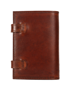 Venta al por mayor dos cinturones y piedra semipreciosa azul central con Cuaderno de cuero de papel hecho a mano ecológico - Product Image 5