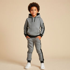 Ensembles de vêtements pour garçons, nouveaux styles, pantalons de survêtement en molleton personnalisés, joggers et sweats à capuche pour enfants - Product Image 5