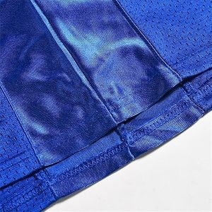 Camiseta Deportiva de Malla con Cuello en V Azul, Ligera, de Poliéster, para Hombre y Mujer, Importada - Product Image 6