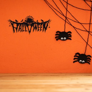 Décoration murale créative d'Halloween, décoration suspendue en métal effrayante pour la porte de la maison, décoration de fête, design à thème festif et saisonnier - Product Image 3