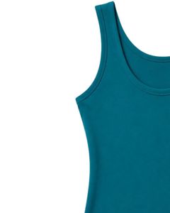 Manufacturer Teal Tank <b>Top</b> With Purple Shorts Women Summer Casual Two Piece Lounge Wear Outfit Set Soft Stretch Fit Outfit - Product Image 3