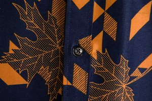 Chemise Hawaïenne Imprimée à Rayures Florales en Popeline 100% Coton pour Hommes, Nouveau Look OEM Fashion Beach - Product Image 5