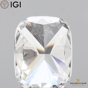 Magnifique diamant solitaire taille coussin avec certificat IGI, 1,50 carat, diamant de laboratoire CVD, couleur D, clarté VVS1, pour pendentif de luxe - Product Image 6