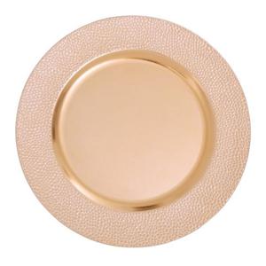 Round Hammered Copper <b>Decorative</b> <b>Plate</b> Handmade Vintage Style Metal Charger <b>Plate</b> For Engagement Parties Tableware Use - Product Image 3