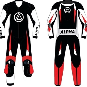 Motorcycle Motorbike Leather Racing Suits Black,White,Red Best Selling High Quality Products - Product Image 3