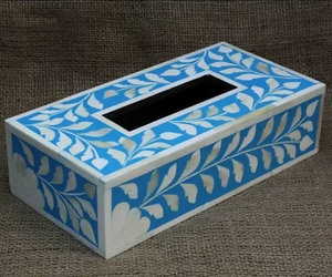 Cuillère à dessert en os incrusté, luxe, faite à la main, écologique, couleur personnalisée, motif royal et feuille, organisateur multi-usage, meilleurs prix - Product Image 6