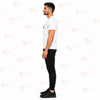 Haute qualité 200gsm 100% coton essentiel blanc col rond à manches courtes t-shirts pour hommes usine sonnerie Logo personnalisé hommes t-shirt
