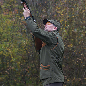 Veste de tir pour homme en daim avec écussons aux épaules, manteau de chasse respirant pour le tir sur argile en extérieur, protection contre les rebonds, OEM - Product Image 6