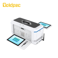 *Perangkat Lunak Khusus Termasuk* Perangkat Pendaftaran Biometrik dengan Pencetakan Kartu Termal Instan dan Embosser Monitor Ganda