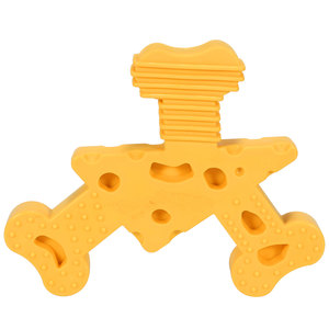 Nouveau design, jouets à mâcher durables en TPE pour chiens, saveur fromage, nettoyeur de dents molaires, balles en caoutchouc pour chats - Jouets à mâcher pour animaux de compagnie, cadeau - Product Image 1