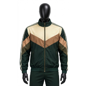 Professional <b>Men</b> <b>Track</b> <b>Jacket</b> Custom Logo Lightweight Sportswear Breathable Quick Dry Training Running Workout Factory Supplier - Product Image 1