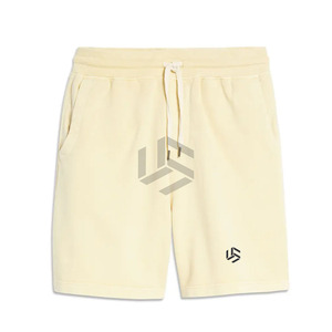Pantalones Cortos de Forro Polar para Hombre OEM, Pantalones Cortos Deportivos para Entrenamiento, Pantalones Cortos de Forro Polar Lisos al por Mayor para Hombre, Etiqueta Personalizada OEM Disponible - Product Image 1