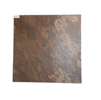 Carrelage extérieur en porcelaine italien 12 mm d'épaisseur 600x600 mm, robuste, surface rustique, résistant aux acides, résistant à la neige, antidérapant, pour hall