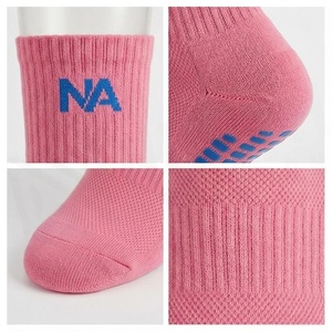 Chaussettes de course respirantes North Approach Pink Crew pour adultes, saison estivale - Product Image 4