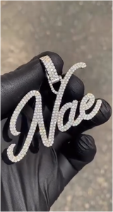 จี้เงินแท้ 925 ประดับมอสซาไนต์ สร้อยคอแบบคิวบา ของขวัญวันวาเลนไทน์ ขายตรงจากโรงงาน - Product Image 3