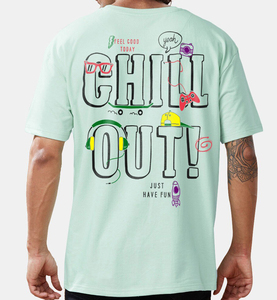 T-shirt basique en coton pour homme, coupe classique, léger, manches courtes, uni, décontracté, pour la mode streetwear, OEM ODM personnalisé - Product Image 2