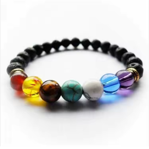 กำไลข้อมือจักระ ราคาดีที่สุดจากผู้ผลิตที่เชื่อถือได้ รักษาสมดุลด้วยพลังเรกิ ลูกปัดทรงกลม เป็นมิตรกับสิ่งแวดล้อม ของตกแต่งบ้านอื่นๆ - Product Image 2