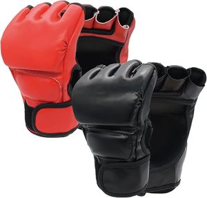Gants de boxe MMA personnalisés 8OZ en PU avec fermeture auto-agrippante pour poignet, unisexes, pour entraînement et sparring sur sac de frappe lourd - Product Image 2