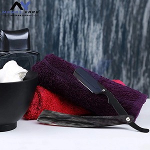 <b>Top</b> Selling Manual Folding Stainless Steel Barber Razor Single Blade with Custom Color Black Powder Coated Finish for Haircut - Product Image 3