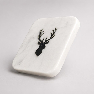 Designer Wood <b>Marble</b> Coaster Handmade Luxury Beverage Cup Holder for Home Restaurant Stylish Decorative Premium Collection - Product Image 3