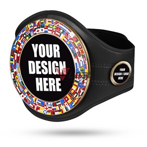 Cinturón de Campeonato de Lucha Libre con Logotipo Personalizado, Correa de Cuero, Talla Adulto Unisex, Cinturón de Título de Artes Marciales de Alta Calidad con Placas de Metal de Latón - Product Image 4