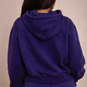เสื้อฮู้ดดี้ผู้หญิงไซส์ใหญ่แบบซิป ผ้าฟลีซ ผ้าฝ้าย ยูนิเซ็กซ์ รับทำโลโก้ เสื้อฮู้ดดี้ผู้หญิงแบรนด์ส่วนตัว สตรีทแวร์ - Product Image 5