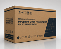 Caja de Embalaje Extra Grande y Resistente para Exportación de Paneles Solares
