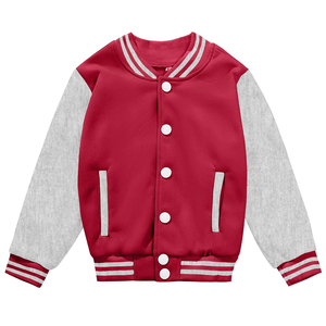 Vestes de baseball universitaires décontractées en coton et polyester pour enfants, uniformes de sport pour équipes scolaires, pour filles et garçons - Product Image 5