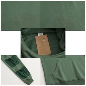 Sudadera con capucha para hombre, estilo casual urbano, con cremallera, ligera y transpirable. - Product Image 5