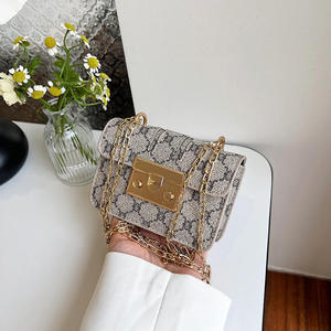 New 2025 Retro Printed Purses and <b>Handbags</b> Female 2025 Luxury <b>Chain</b> Mini Crossbody Bags for Women - Product Image 3
