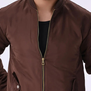 2025 New Men's Bomber <b>Jacket</b> Spring Autumn Casual Korean Version Stand Collar Front Waterproof Windproof <b>Pilot</b> Zipper <b>Jacket</b> - Product Image 2