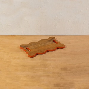 Plateau de service en bois d'acacia Nestasia, plateau à collations en bois, bols à trempette pour fêtes, présentoir empilable pour apéritifs, chips, salsa, guacamole - Product Image 5