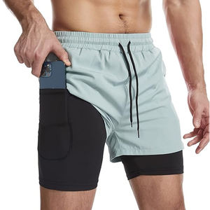 Pantalones Cortos Deportivos Profesionales con Tela Flexible para Carreras de Larga Distancia, Pantalones Cortos Deportivos de Tacto Suave - Product Image 1