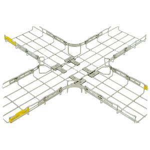 Bestray แบบกากบาทแนวนอน, มุมรัศมี (R = 75มม.) ถาดจัดการสายเคเบิลขายตรงจากโรงงานผลิต304แบบมีรูพรุน - Product Image 2