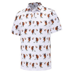Polos de golf pour hommes sur mesure, en polyester, polos de golf pour hommes de qualité supérieure - Product Image 1