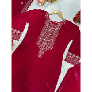 Hermoso Conjunto de Top y Pantalón Indio y Pakistaní con Dupatta para Fiestas - Product Image 6